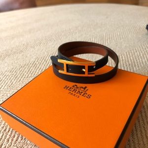 Hermès Behapi Double Tour Reversible Bracelet